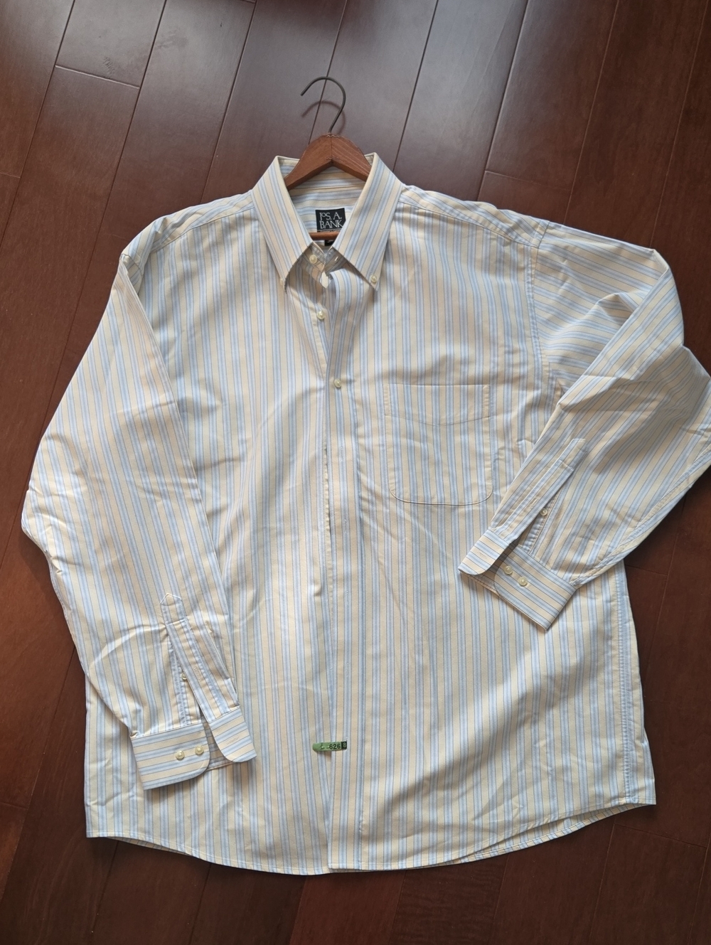 Vintage Cotton Oxford Jos. A Bank Button-down XL. see close up for color - Picture 10 of 11